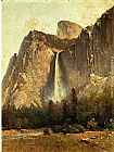 Falls Canvas Paintings - Bridal Veil Falls - Yosemite Valley